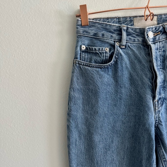 Everlane The Curvy 90s Cheeky Straight Jean Size 26 Crop Raw Hem - Picture 3 of 10
